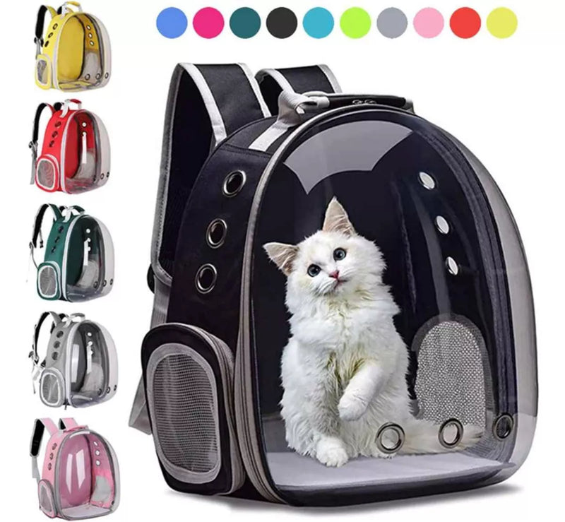 MOCHILA PARA PET CÃES GATOS VISÃO PANORAMICA